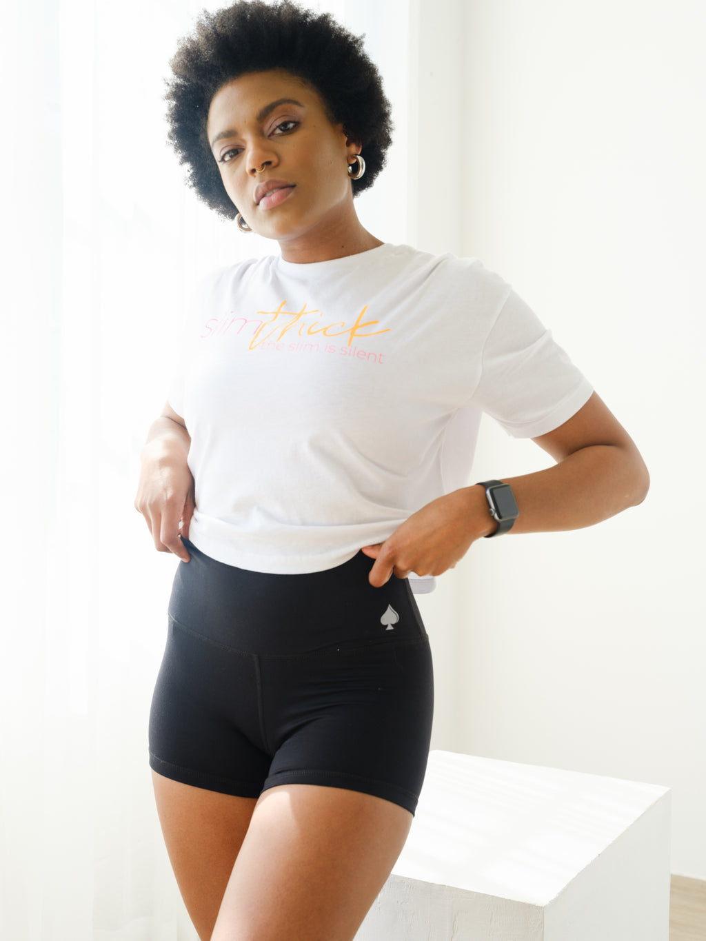 Ace of Spades - Activewear Short (Black)