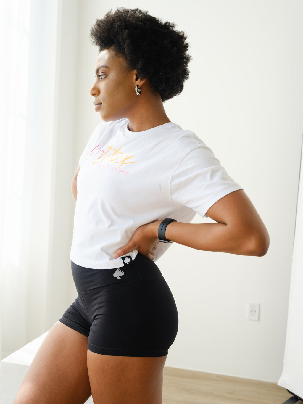 Ace of Spades - Activewear Short (Black)