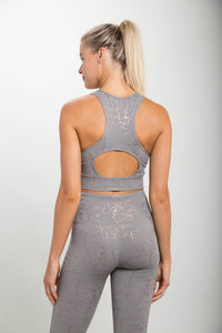 Marble Foil High Waisted Leggings