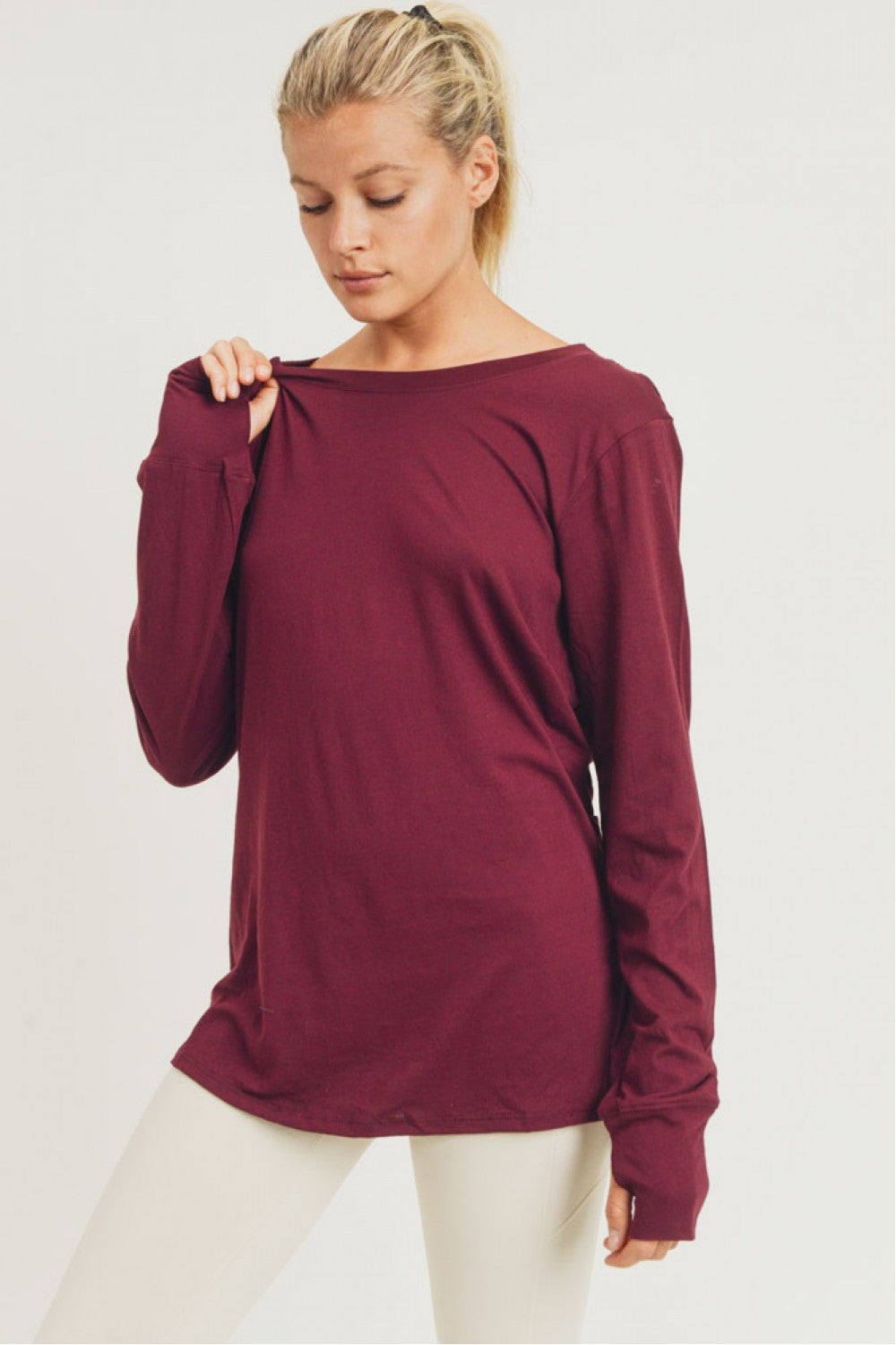 Open Overlay Draped Back Top