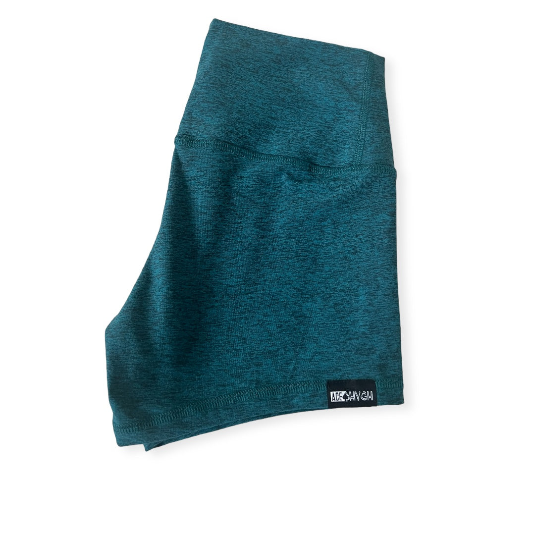 Ace of Spades - Activewear Shorts (Teal)